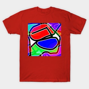 Bright and colorful shapes T-Shirt